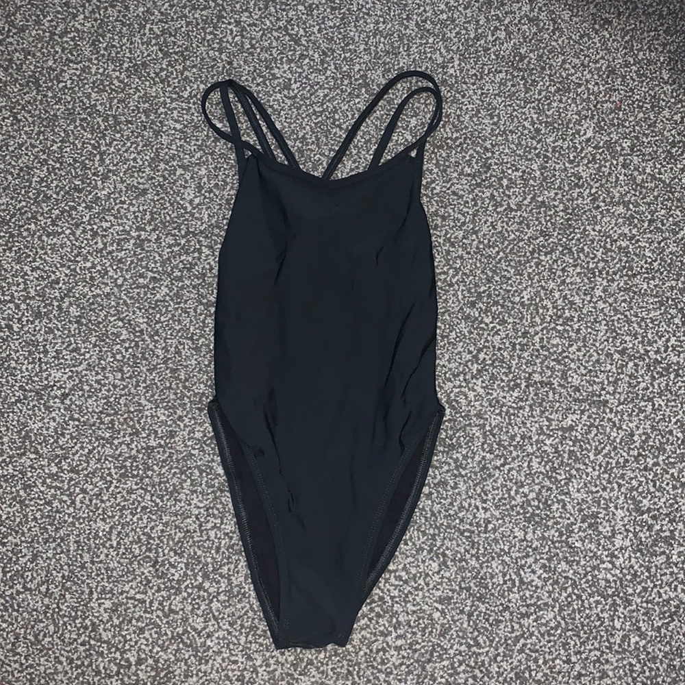 BLACK JOLYN FIXED BACK ONESIE